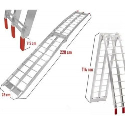 RAMPA PARA MOTOS DE ALUMINIO PLEGABLE